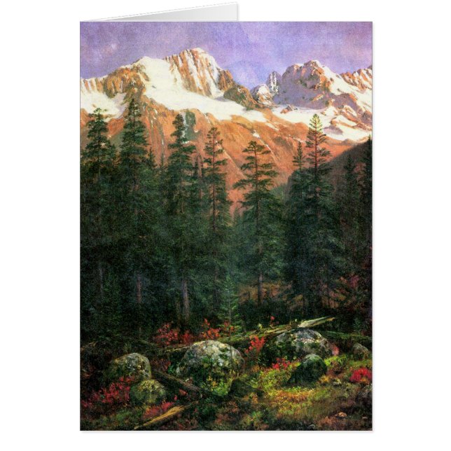 Albert Bierstadt Canadian Rockies (Voorkant)