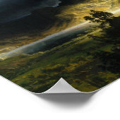 Albert Bierstadt - Een Storm in het Rocky-gebergte Poster (Hoek)