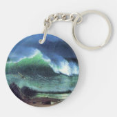 Albert Bierstadt, Emerald Zee Sleutelhanger (Achterkant)
