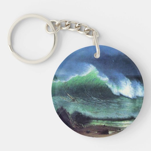 Albert Bierstadt, Emerald Zee Sleutelhanger (Voorkant)