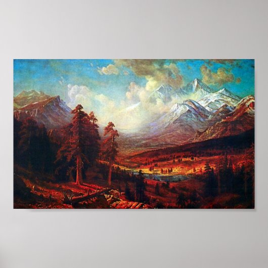 Albert Bierstadt-Estes Park Poster (Voorkant)