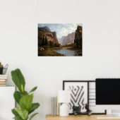 Albert Bierstadt Gates of the Yosemite Poster (Thuiskantoor)
