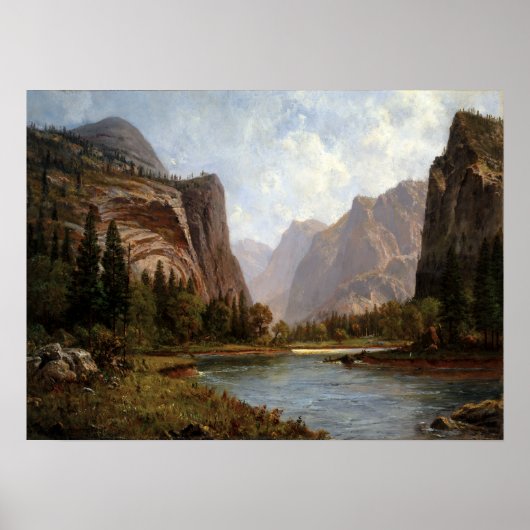 Albert Bierstadt Gates of the Yosemite Poster (Voorkant)