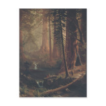 Albert Bierstadt Giant Redwood Trees uit Californi