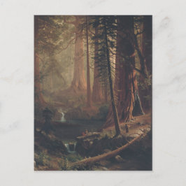 Albert Bierstadt Giant Redwood Trees uit Californi Briefkaart