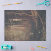 Albert Bierstadt Giant Redwood Trees uit Californi Tissuepapier (Craft)