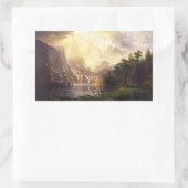 Albert Bierstadt in de bergen Stickers (Tas)