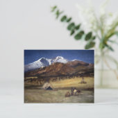 Albert Bierstadt Indian Encampment Briefkaart (Staand voorkant)