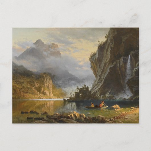 Albert Bierstadt - Indiërs zeggen Gevist Briefkaart (Voorkant)