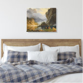 Albert Bierstadt - Indiërs zeggen Gevist Canvas Afdruk (Insitu (Slaapkamer))