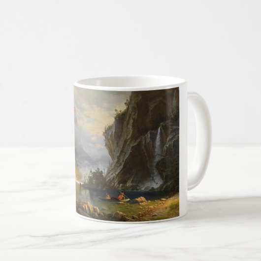 Albert Bierstadt - Indiërs zeggen Gevist Koffiemok (Voorkant rechts)