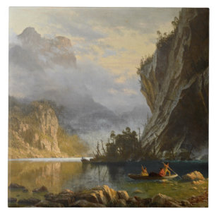 Albert Bierstadt - Indiërs zeggen Gevist Tegeltje