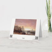 Albert Bierstadt is de Geviste vloot Kaart (Achterkant)