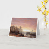 Albert Bierstadt is de Geviste vloot Kaart (Gele Bloem)