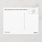 Albert Bierstadt, Kerns River Valley California Briefkaart (Achterkant)