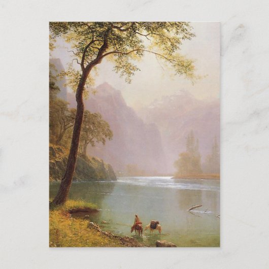 Albert Bierstadt, Kerns River Valley California Briefkaart (Voorkant)