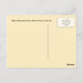 Albert Bierstadt, Kerns River Valley California Briefkaart (Achterkant)