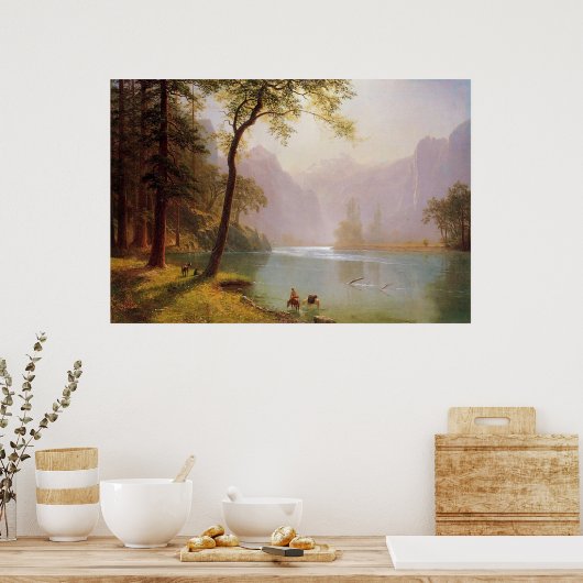 Albert Bierstadt, Kerns River Valley California Poster (Keuken)