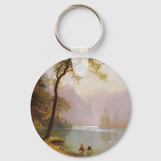 Albert Bierstadt, Kerns River Valley California Sleutelhanger (Voorkant)