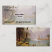 Albert Bierstadt, Kerns River Valley California Visitekaartje (Voorkant / Achterkant)