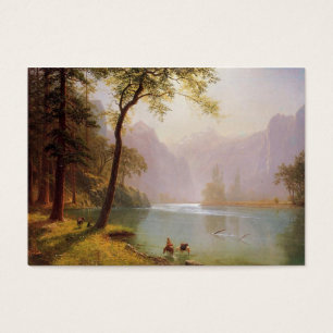 Albert Bierstadt, Kerns River Valley California Visitekaartjes