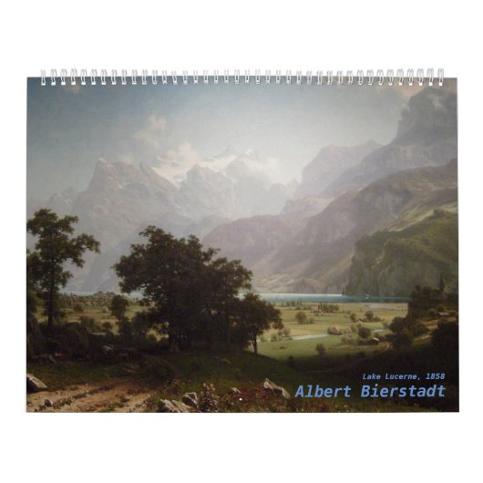 Albert Bierstadt Kunstwerk Kalender (Hoes)