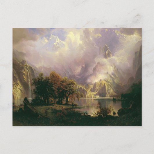 Albert Bierstadt - Landschap Rocky Mountain Briefkaart (Voorkant)