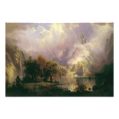 Albert Bierstadt - Landschap Rocky Mountain Foto Afdruk (Voorkant)