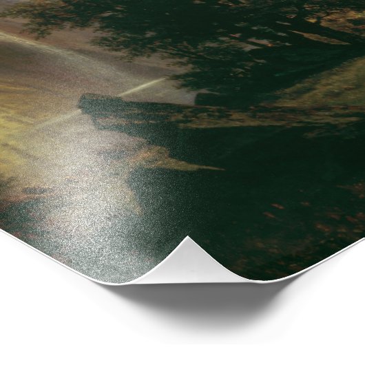 Albert Bierstadt - Landschap Rocky Mountain Foto Afdruk (Hoek)