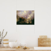 Albert Bierstadt - Landschap Rocky Mountain Poster (Keuken)