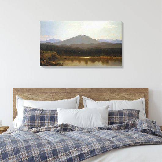 Albert Bierstadt Laramie Peak Canvas Afdruk (Insitu (Slaapkamer))