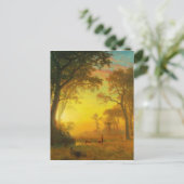 Albert Bierstadt Light in Forest Briefkaart (Staand voorkant)
