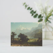 Albert Bierstadt - Lucerne-meer Briefkaart (Staand voorkant)