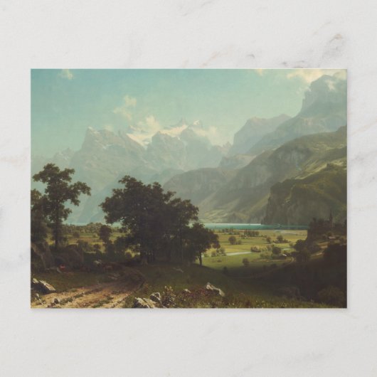 Albert Bierstadt - Lucerne-meer Briefkaart (Voorkant)