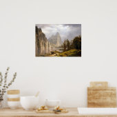 Albert Bierstadt Merced, de Josemietvallei Poster (Keuken)