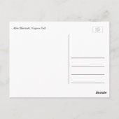 Albert Bierstadt, Niagara-Herfsten. Briefkaart (Achterkant)