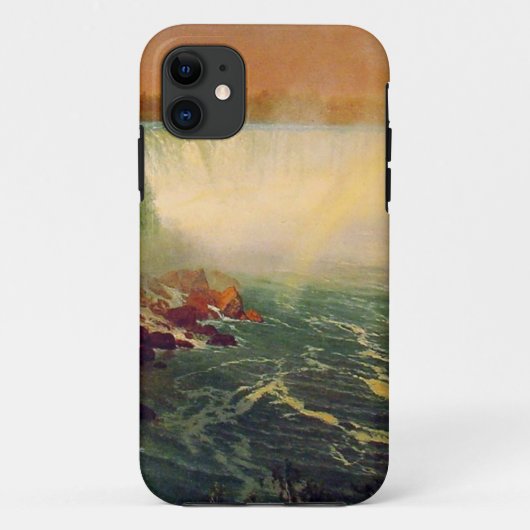 Albert Bierstadt, Niagara-watervallen. Case-Mate iPhone Case (Achterkant)