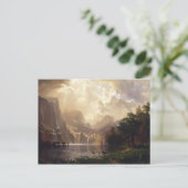 Albert Bierstadt - onder de Sierra Nevada Briefkaart (Staand voorkant)