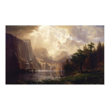 Albert Bierstadt - onder de Sierra Nevada