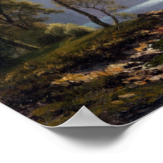 Albert Bierstadt op het meer van Sierras Tahoe Poster (Hoek)