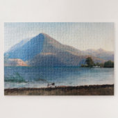 Albert Bierstadt over de Hudson Legpuzzel (Horizontaal)