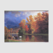 Albert Bierstadt - over de Saco Tissuepapier (Voorkant)