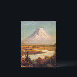 Albert Bierstadt painting, Mount Rainier, Briefkaart<br><div class="desc">Mount Rainier,  famous painting by Albert Bierstadt.</div>