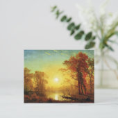 Albert Bierstadt painting, Sunrise Briefkaart (Staand voorkant)
