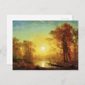 Albert Bierstadt painting, Sunrise Briefkaart (Voorkant / Achterkant)