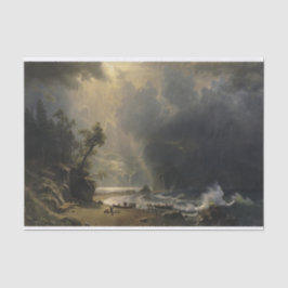Albert Bierstadt Puget Sound over de Pacifische ku Tissuepapier