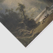 Albert Bierstadt Puget Sound over de Pacifische ku Tissuepapier (Detail)