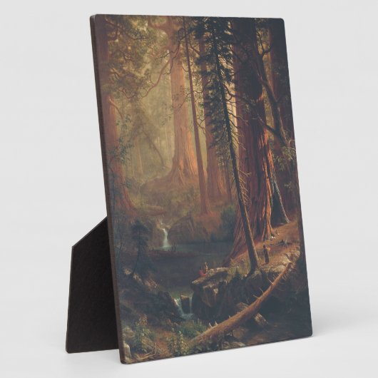 Albert Bierstadt - Redwood Trees Fotoplaat (Zijkant)