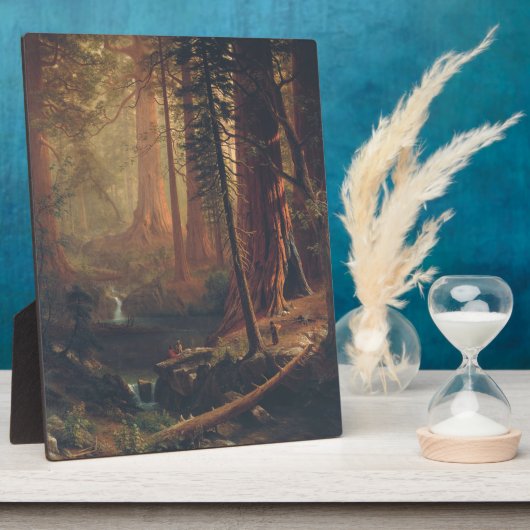 Albert Bierstadt - Redwood Trees Fotoplaat (Zijkant)