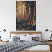 Albert Bierstadt Reuzensequoiabomen van Californië Canvas Afdruk (Insitu (Slaapkamer))
